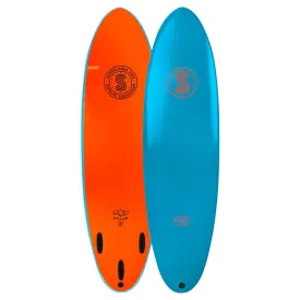 Softlite Pop Stick Softboard 6'6 - Light Blue/Red