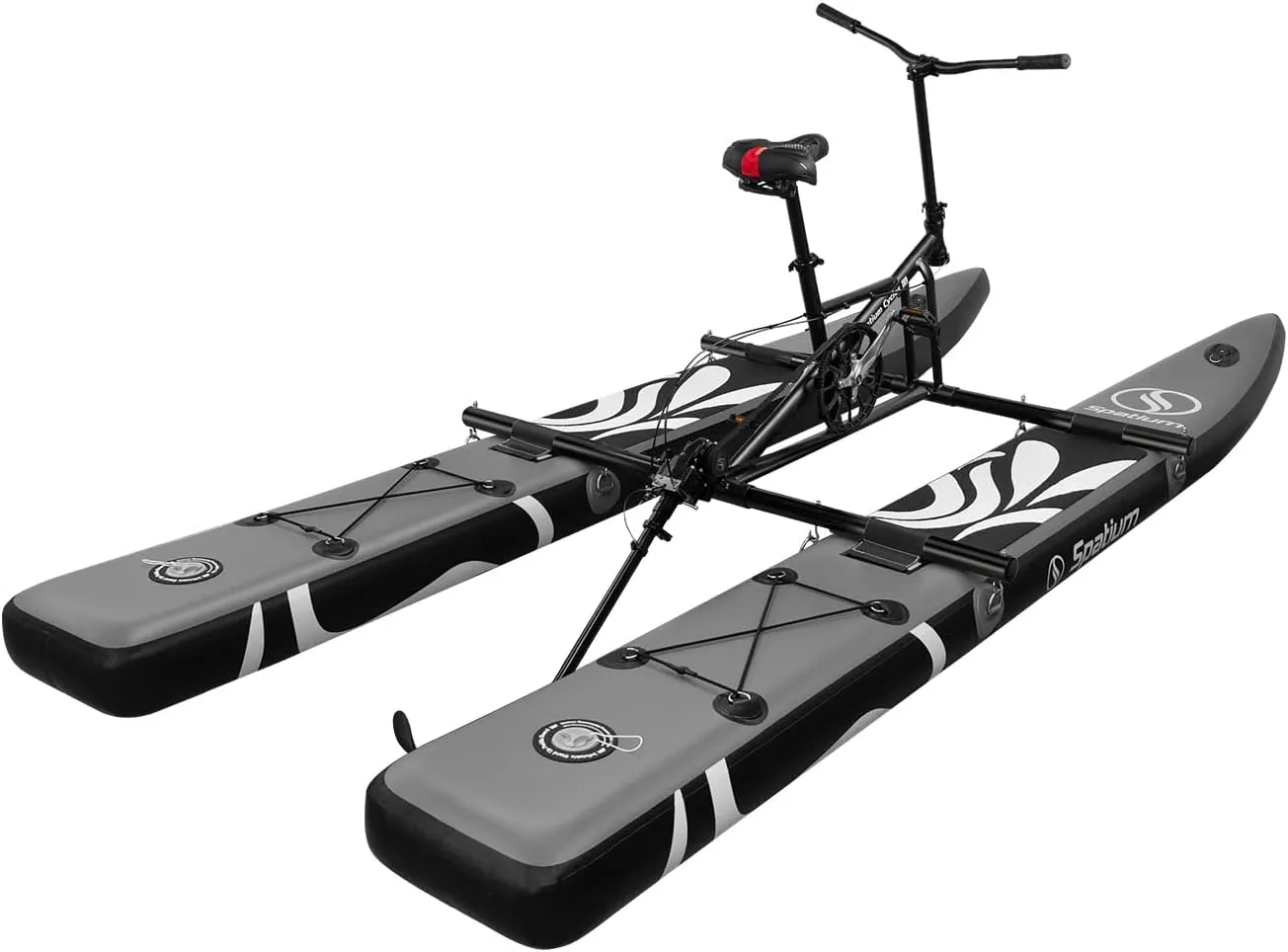 Spatium Sup Water Bike Inflatable Pedal Boat Inflatable Pedal Kayak Water Bikes for Lake Fishing Pedal Boat More Stable and Easy to Drive on Water