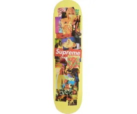 Stack Yellow Skateboard Art Deck by Supreme