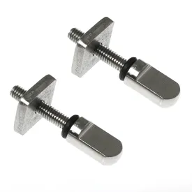 Surfboard Fin Screw RLECS 2 Sets 316 Stainless Steel Fin Screw and Plate for FCS Long Board Futures Surfboard Fin Box Sup Inflatable Sup