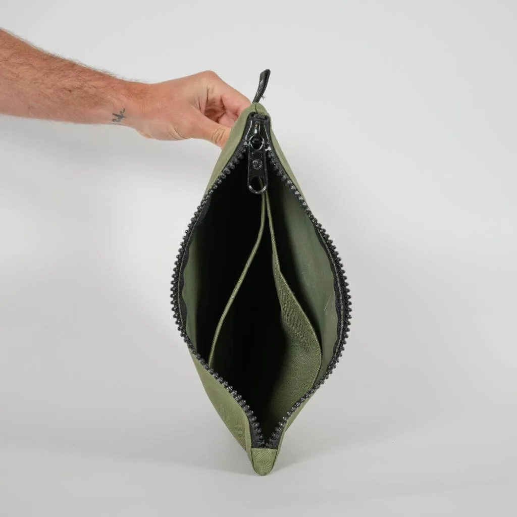 Surfboard Fin Wallet - Olive Drab