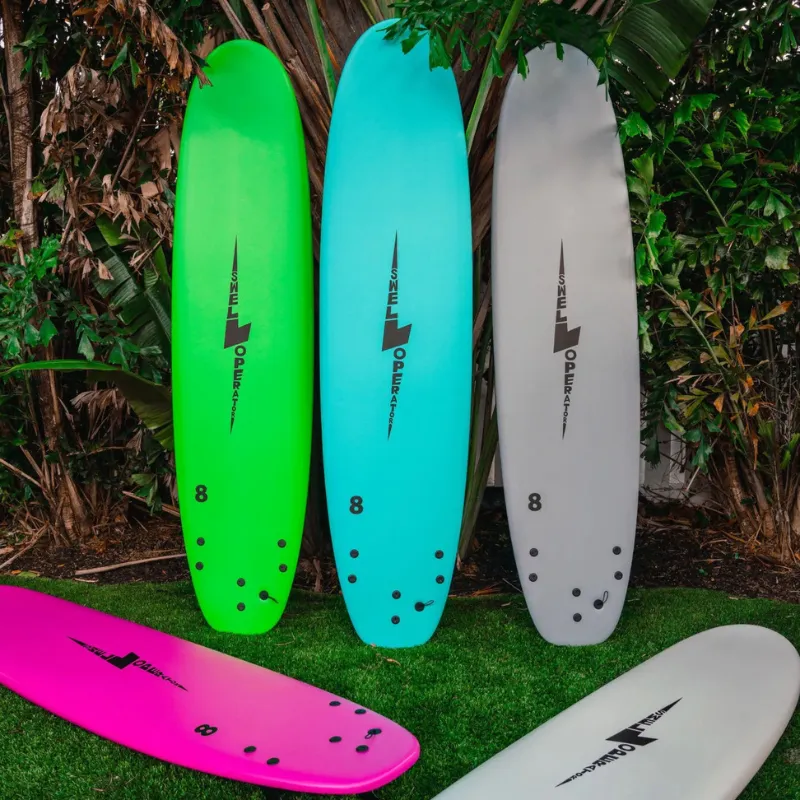 Surfboard Trading Co. 8’0" Swell Operator Foam Surfboard - Aqua