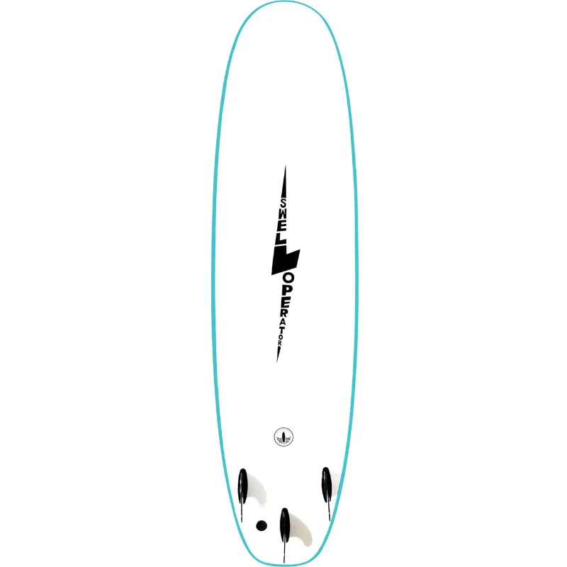 Surfboard Trading Co. 8’0" Swell Operator Foam Surfboard - Aqua