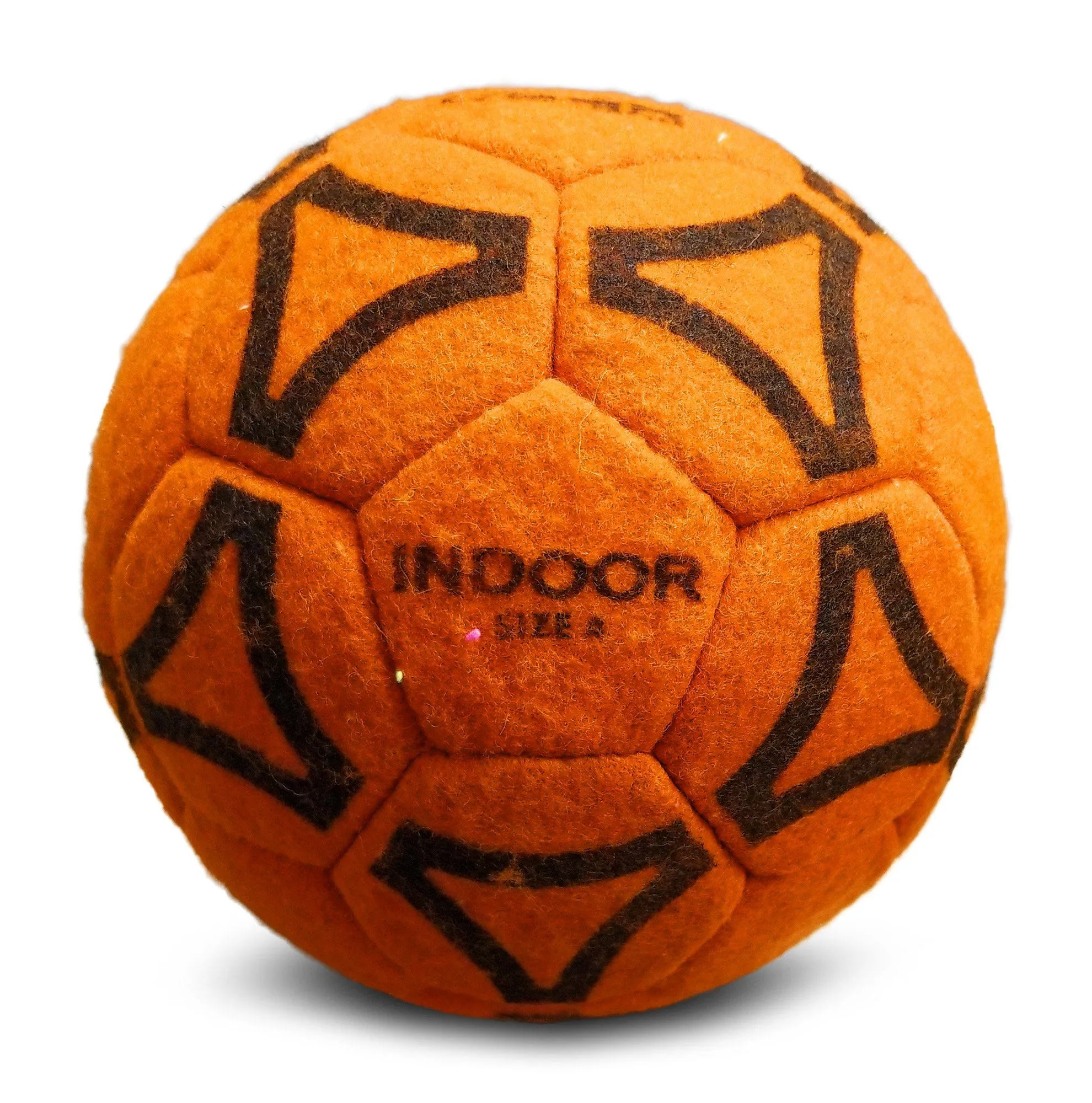 Uber Soccer Indoor Felt Soccer Ball - Orange