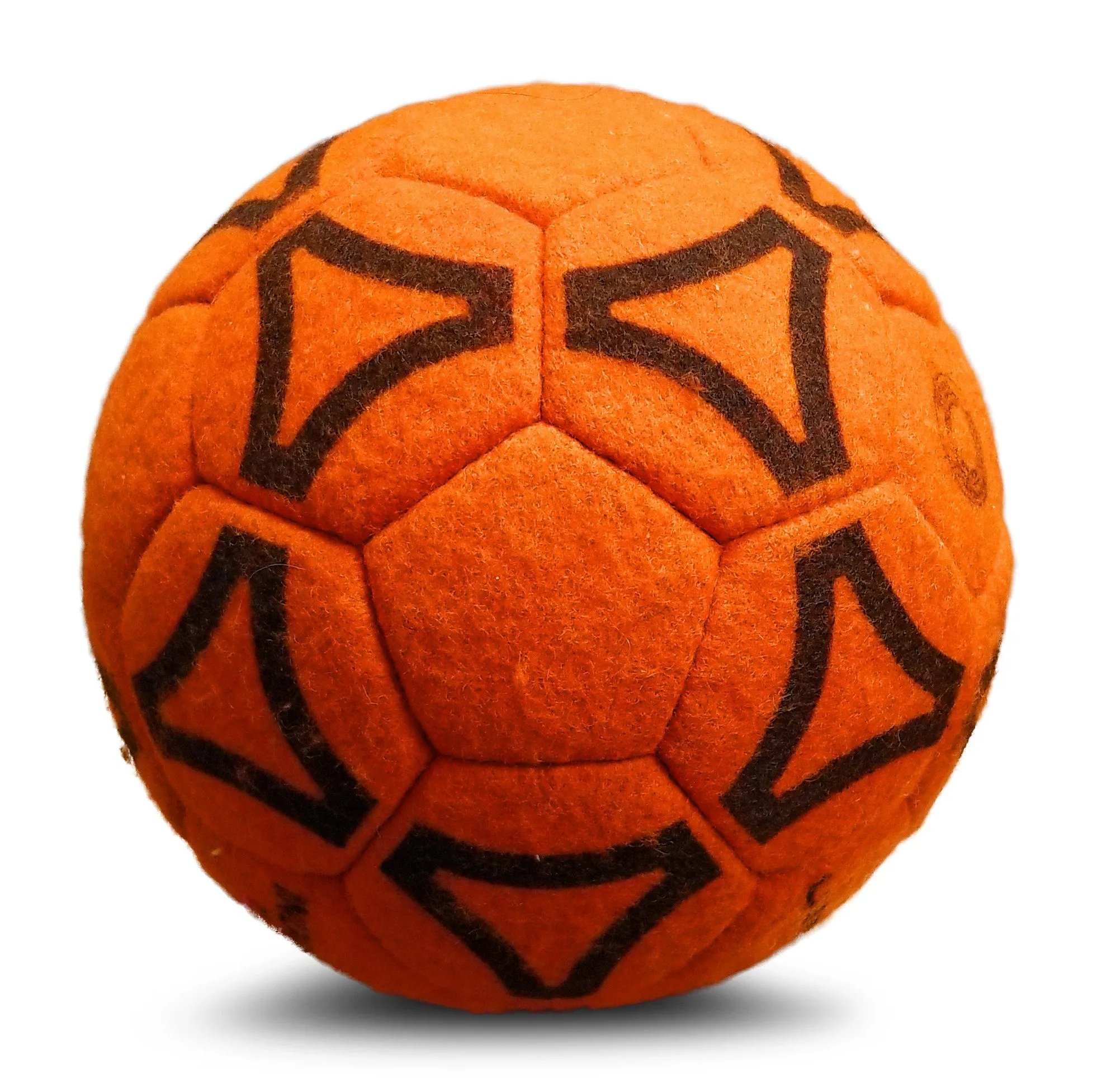 Uber Soccer Indoor Felt Soccer Ball - Orange