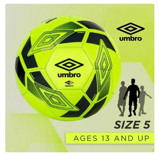 Umbro Ceramica 2.0 Size 5 Youth and Beginner Soccer Ball, Yellow