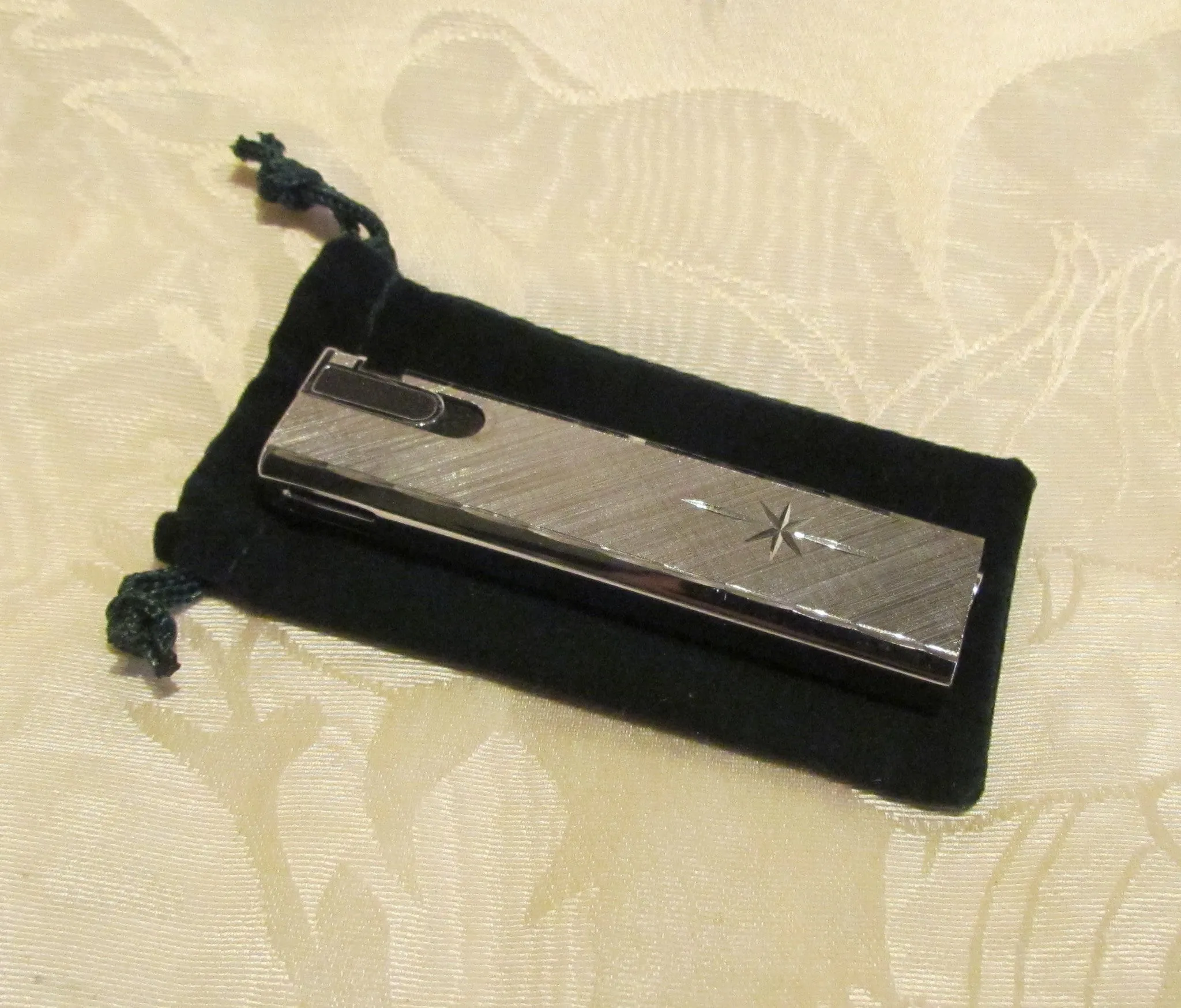 Vintage Silver Butane Lighter Working Flamex Toronado Ladies Lighter
