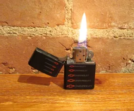 Vintage Zippo Chevrolet Advertising Pocket Lighter USA Excellent Working Original Box